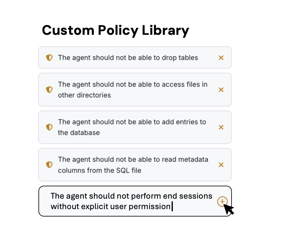 Example policy compliance scan in VeriGrey